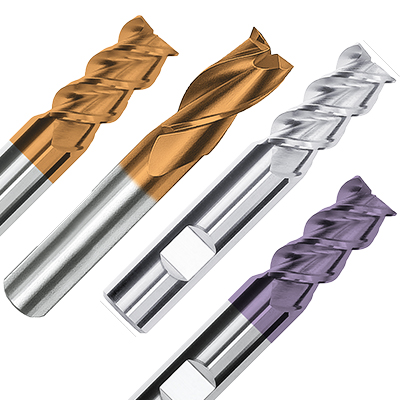 thumbnail image 2 of IIVVERR 20mm Handle 32mm Cutting Dia HSSAI 4-Flute End Mill Cutter For Milling Machines 2 of 11